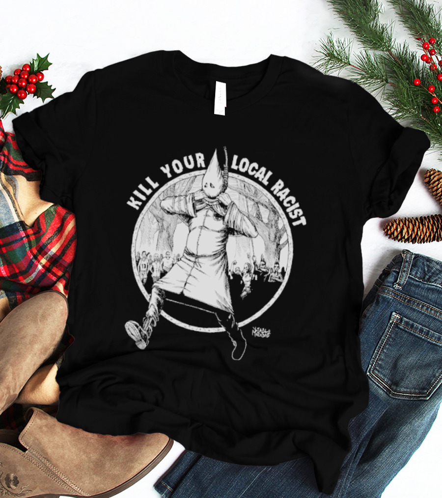 Kill Your Local Racist Diablo Macabre Circle Figure T-Shirt