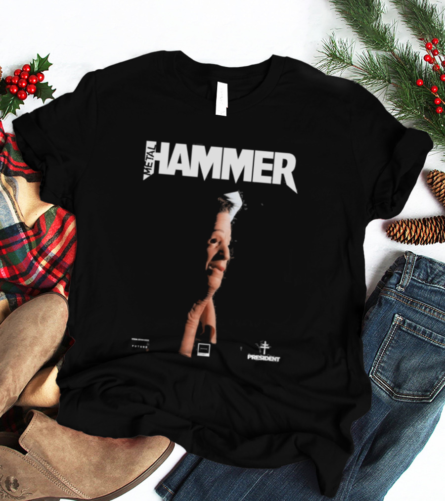 President X Metal Hammer The New Heavy 2026 Distorted Face Concept T-Shirt