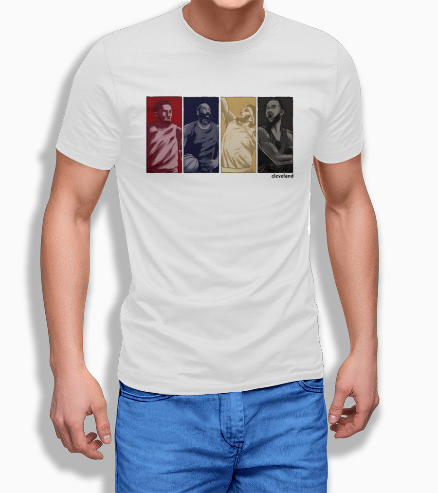 Cleveland Browns Youth Core Four Basketball Players Cleveland T-Shirt