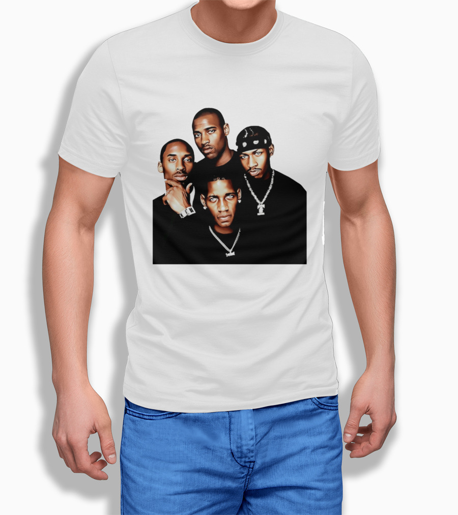 Kobe Iverson Mac Carter Basketball Legends Iconic Group T-Shirt