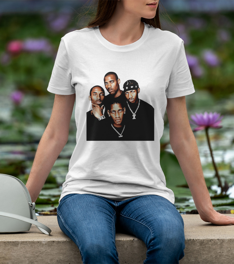 Kobe Iverson Mac Carter Basketball Legends Iconic Group T-Shirt