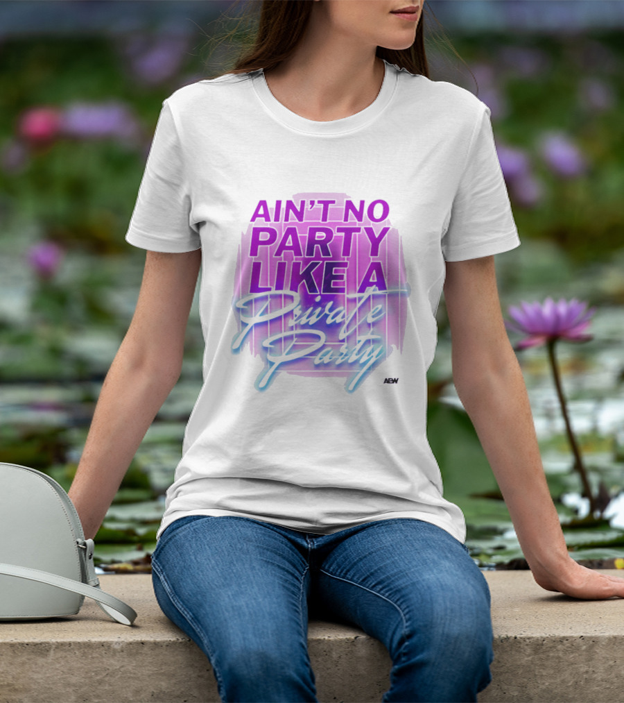 Ain't No Party Like A Private Party Retro Vibe T-Shirt