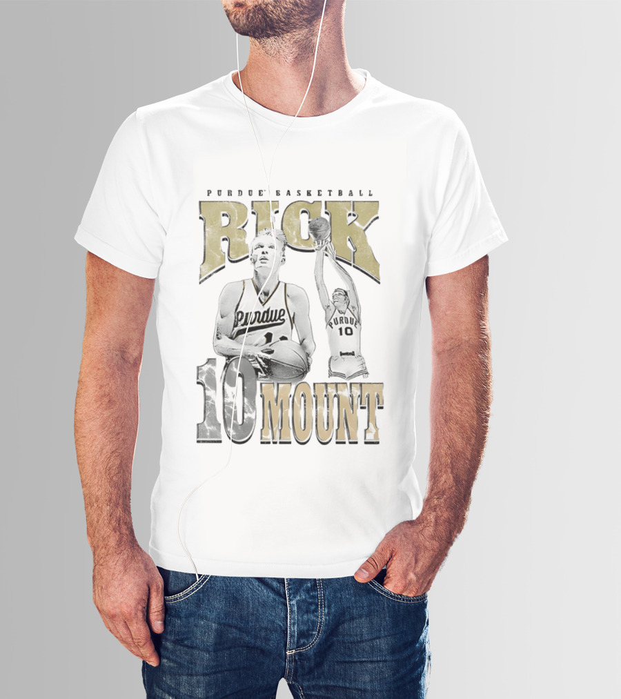 Purdue Basketball Rick Mount 10 T-Shirt