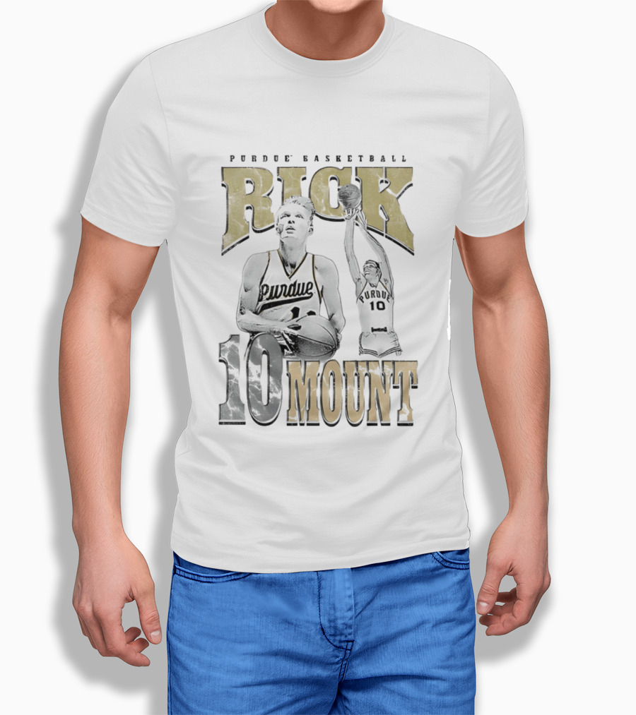 Purdue Basketball Rick Mount 10 T-Shirt