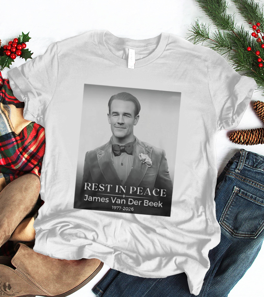Rest In Peace James Van Der Beek 1977 2026 T-Shirt