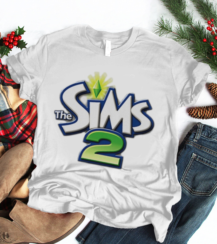 The Sims 2 Iconic Logo Nostalgic Gaming T-Shirt