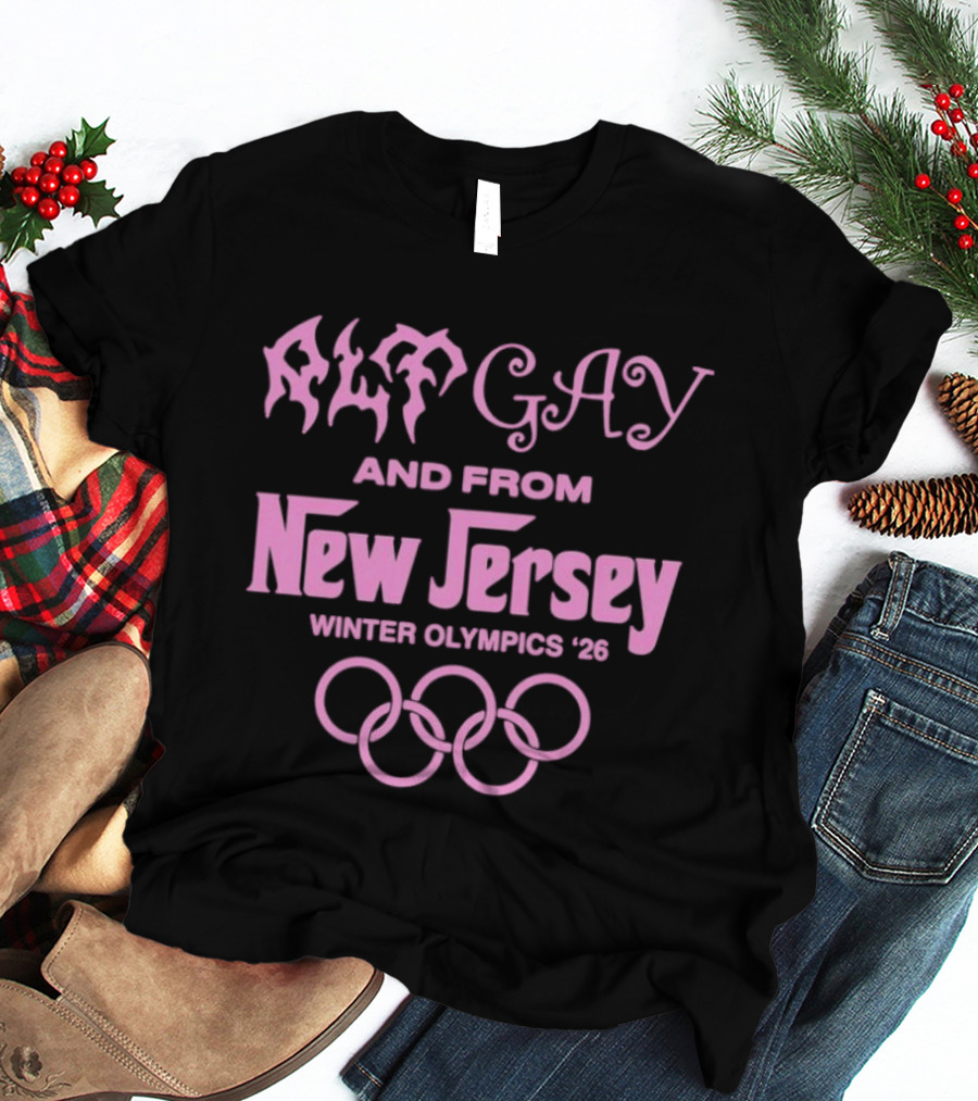 Alt Gay And From New Jersey Winter Olympics '26 T-Shirt