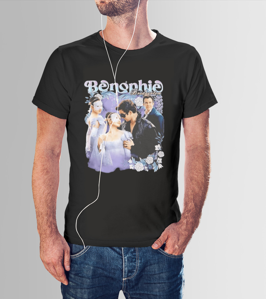 Benophie Bridgerton Romance Masquerade Fantasy Roses T-Shirt