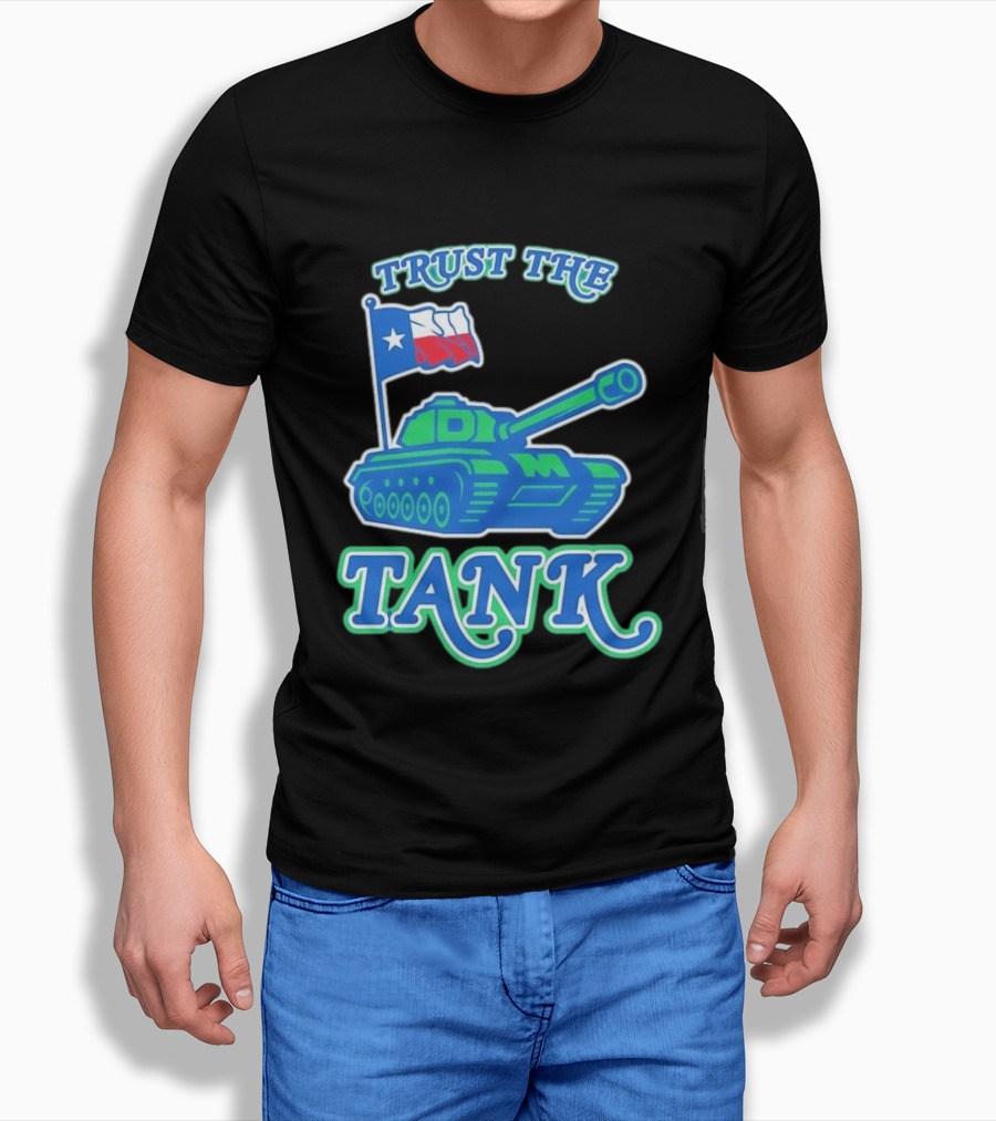 Trust The Tank Dallas Mavericks Texas Flag Tank T-Shirt