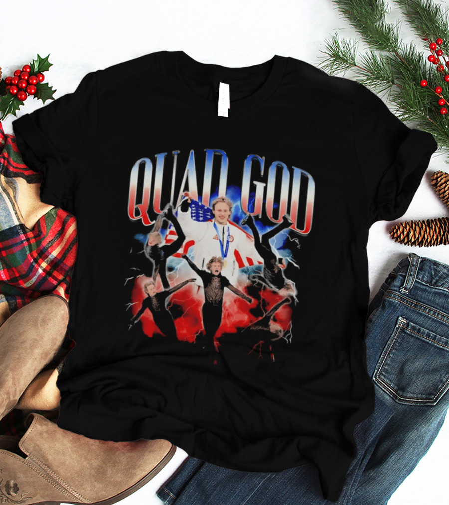 Quad God Miracle On Ice Olympic Champion T-Shirt