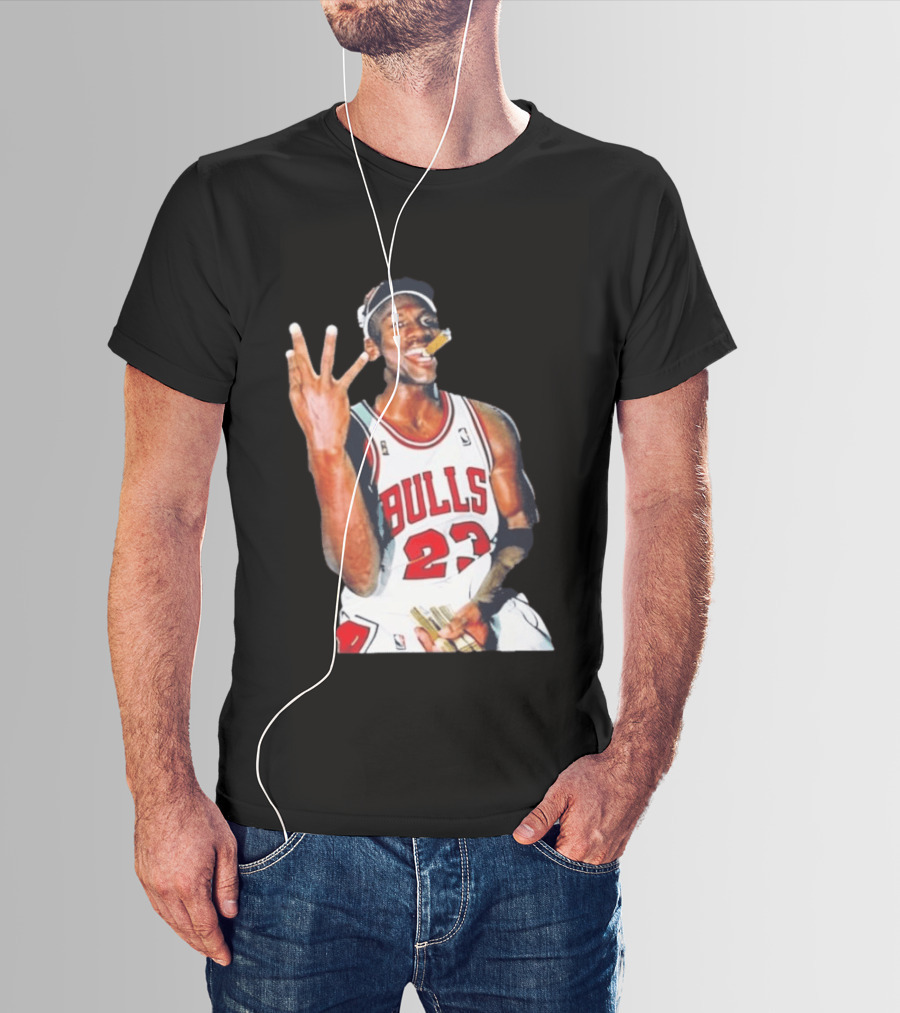 Giannis Antetokounmpo Mj Cigar Chicago Bulls 23 Basketball Legend T-Shirt