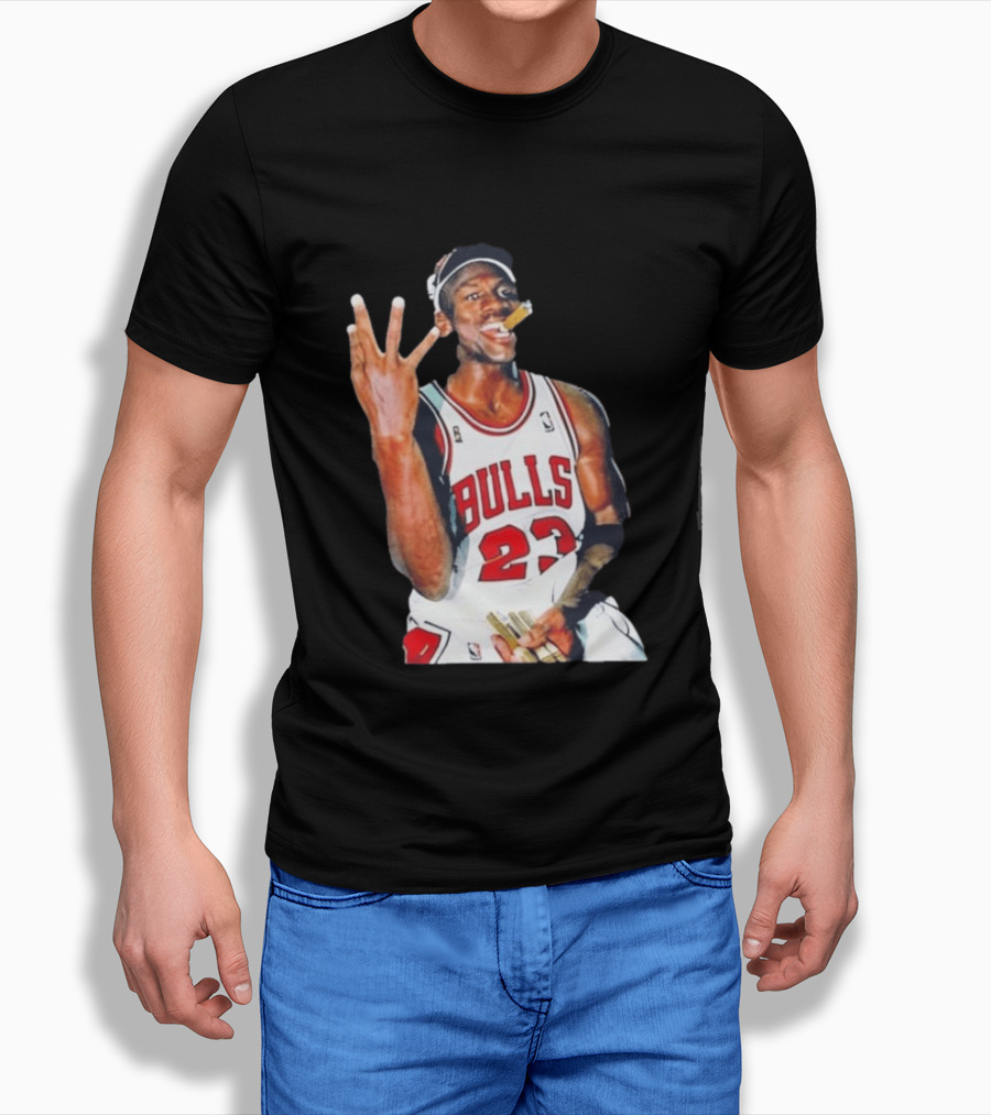 Giannis Antetokounmpo Mj Cigar Chicago Bulls 23 Basketball Legend T-Shirt