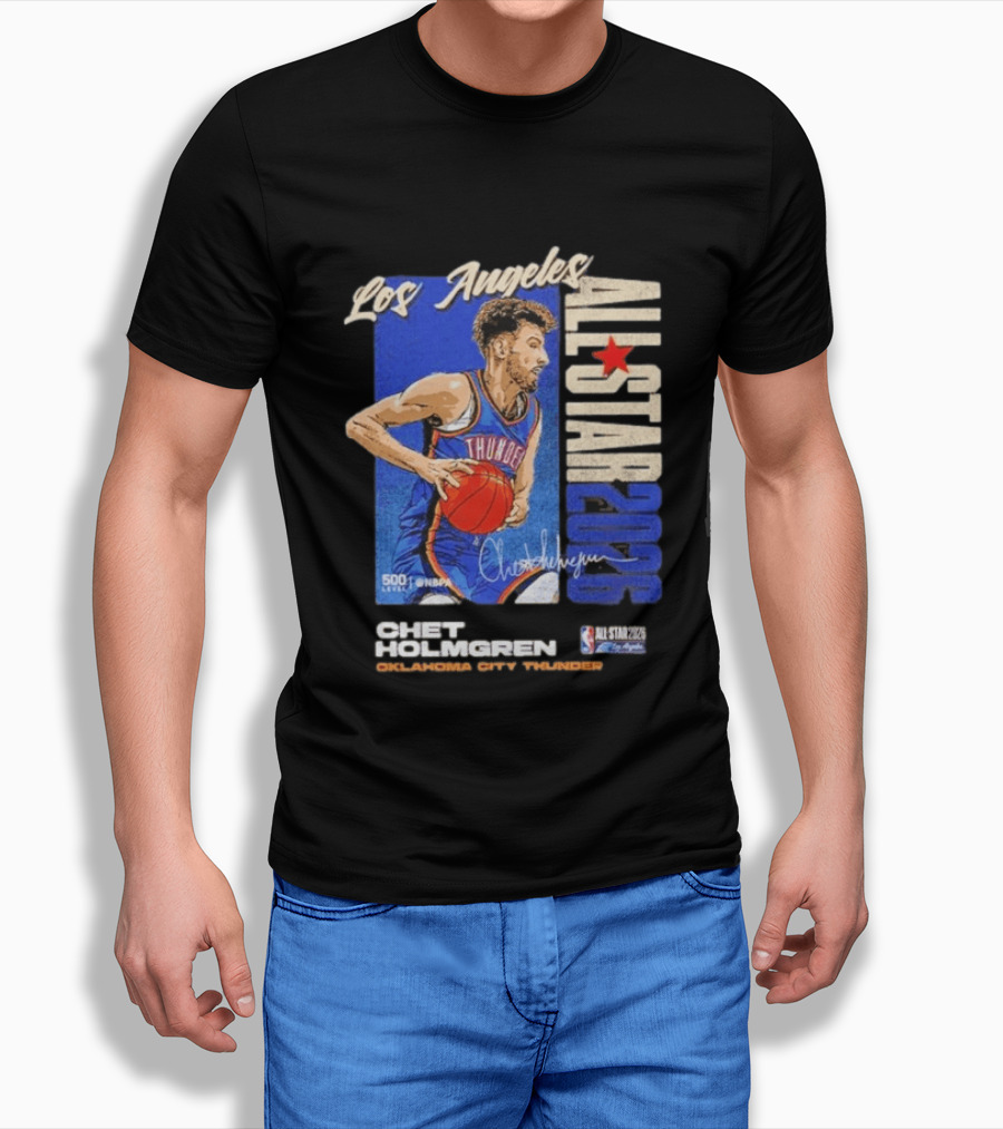 Los Angeles 2026 Chet Holmgren Oklahoma City Thunder NBA All Star T-Shirt