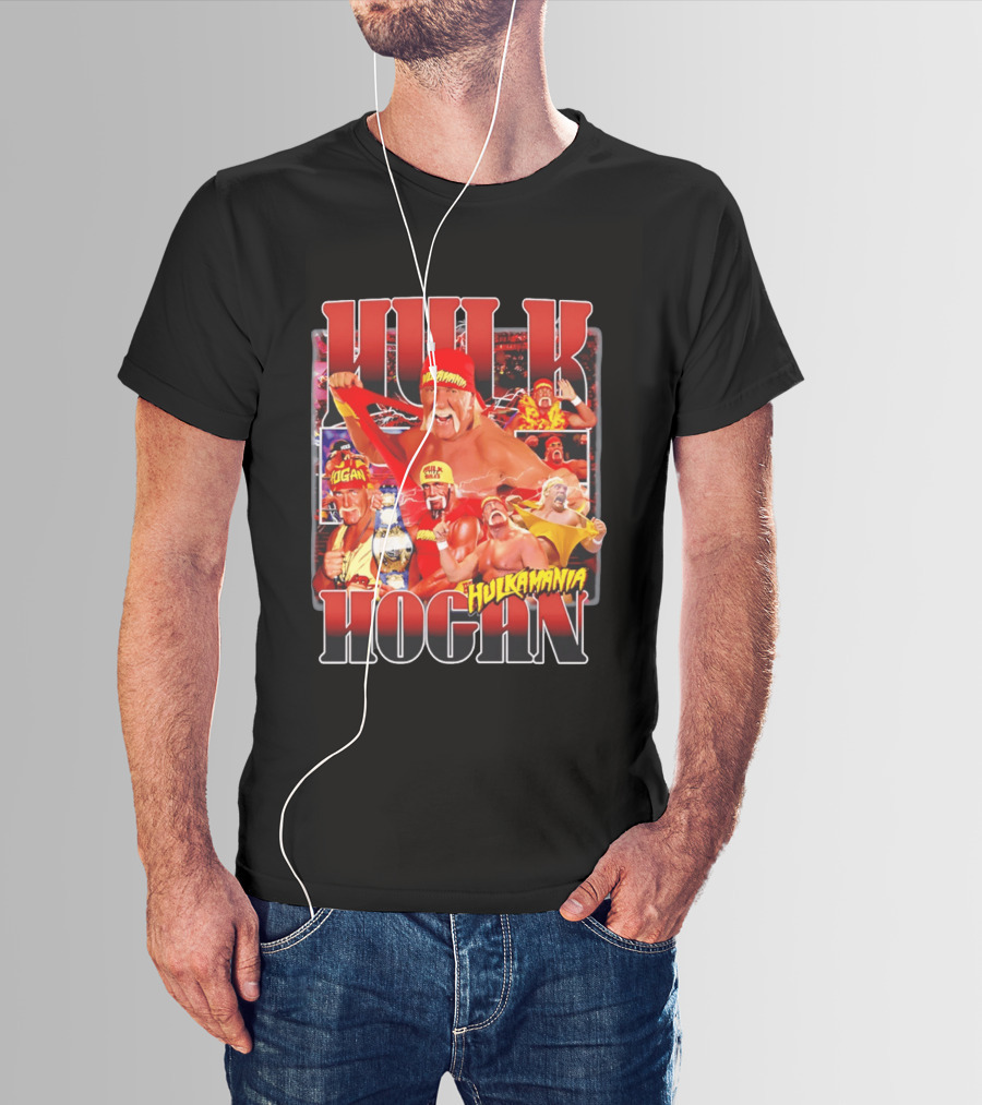 Hulk Hogan Hulkamania Memorial RIP Iconic Wrestling Legend T-Shirt