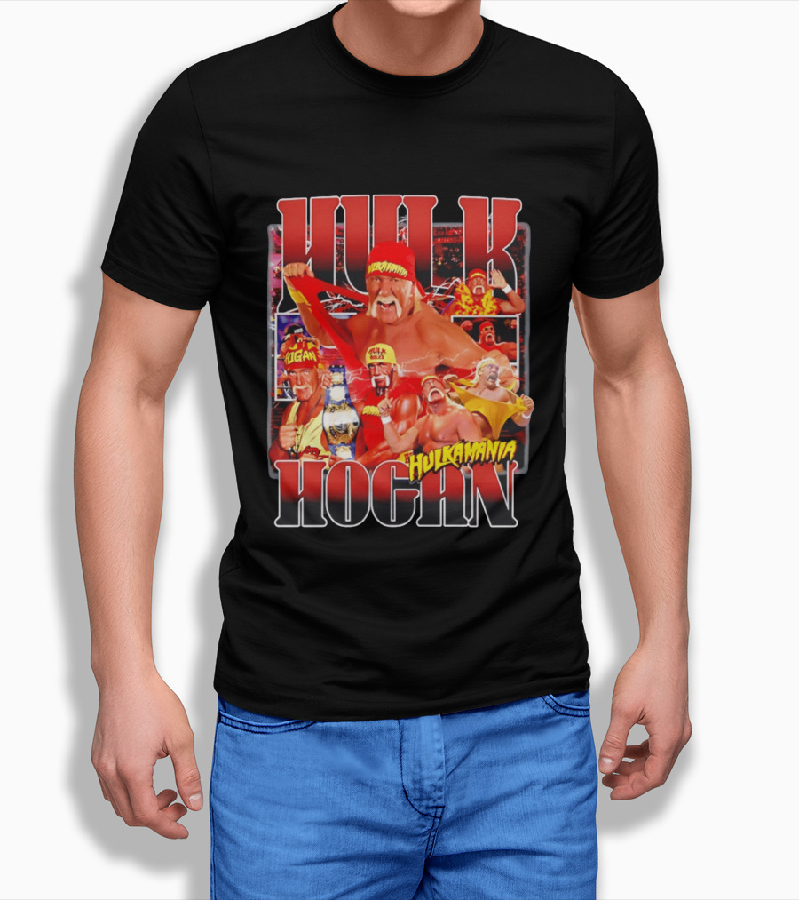 Hulk Hogan Hulkamania Memorial RIP Iconic Wrestling Legend T-Shirt