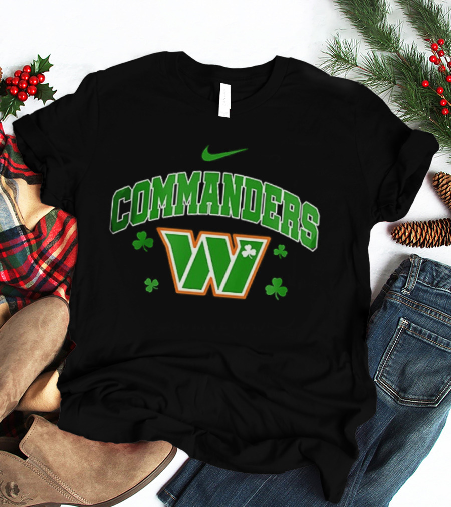 Washington Commanders Irish Woman Soul Of A Witch St Patrick's Day Nike Shamrock T-Shirt