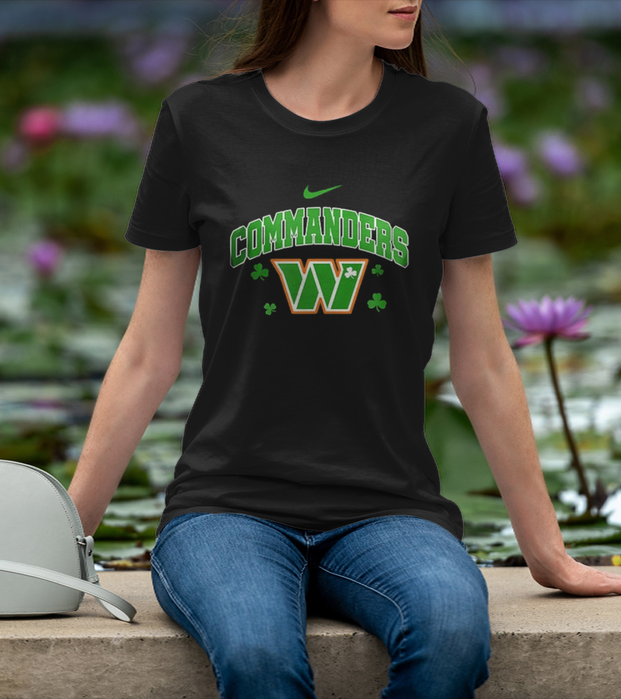 Washington Commanders Irish Woman Soul Of A Witch St Patrick's Day Nike Shamrock T-Shirt