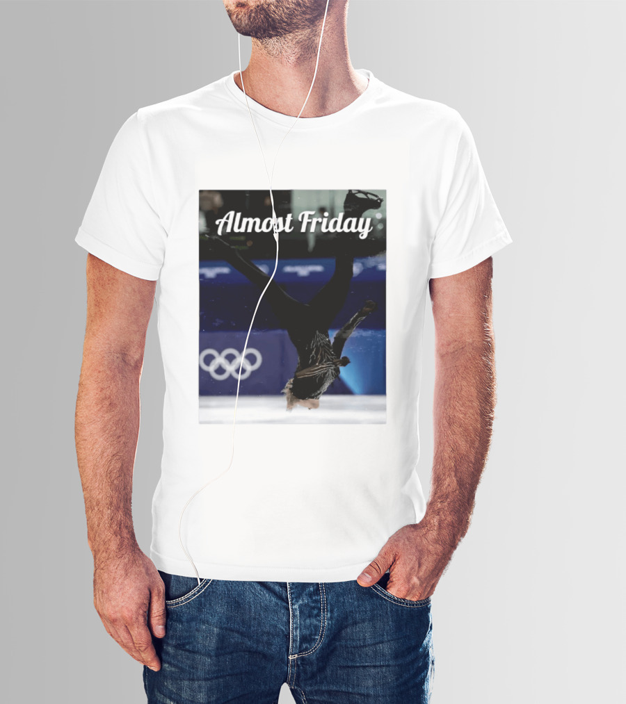 Almost Friday Skating Backflip Olympics Iconic Moment T-Shirt
