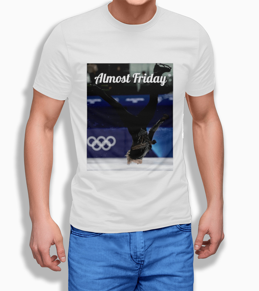 Almost Friday Skating Backflip Olympics Iconic Moment T-Shirt