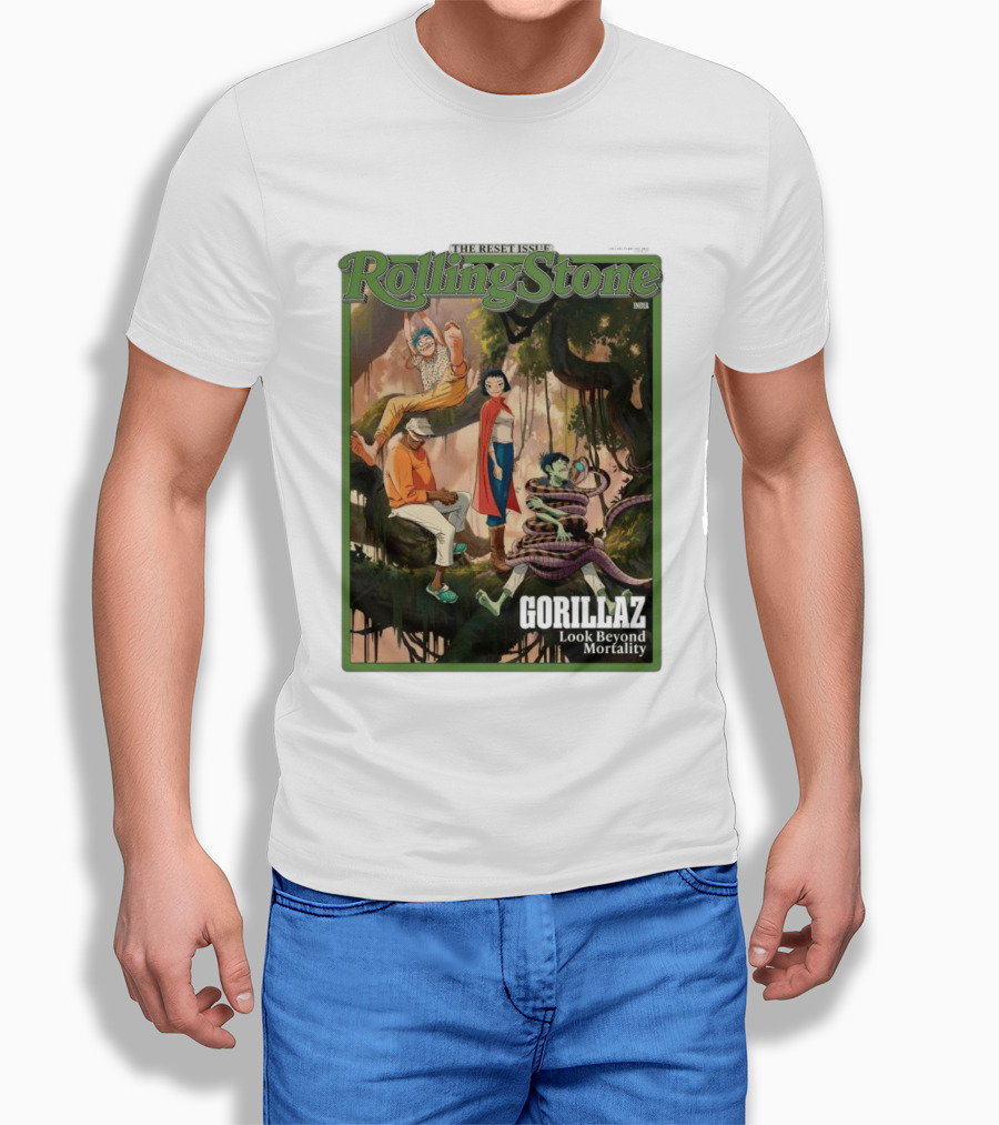The Reset Issue Rolling Stone India Gorillaz Look Beyond Mortality T-Shirt