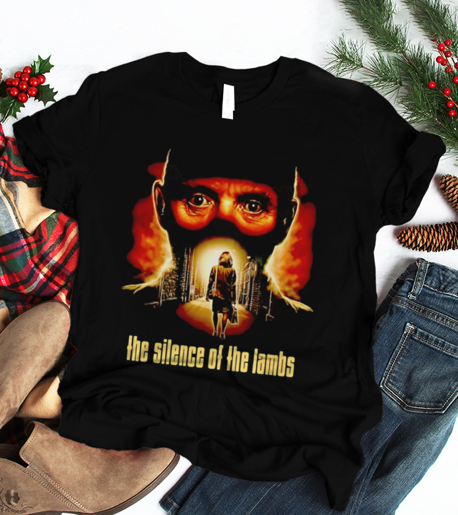 The Silence Of The Lambs Hannibal Lecter Movie Scene Fiery Eyes T-Shirt