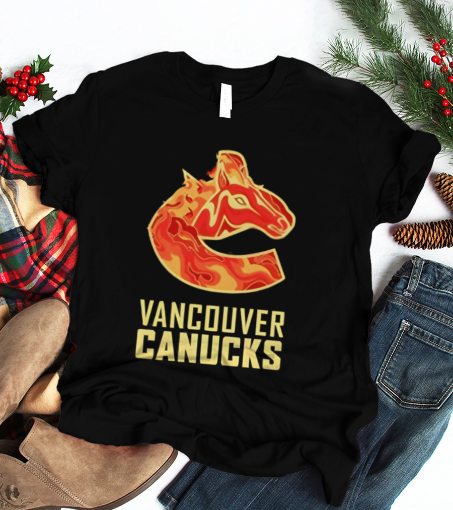 Vancouver Canucks Lunar New Year Horsefire 2026 T-Shirt