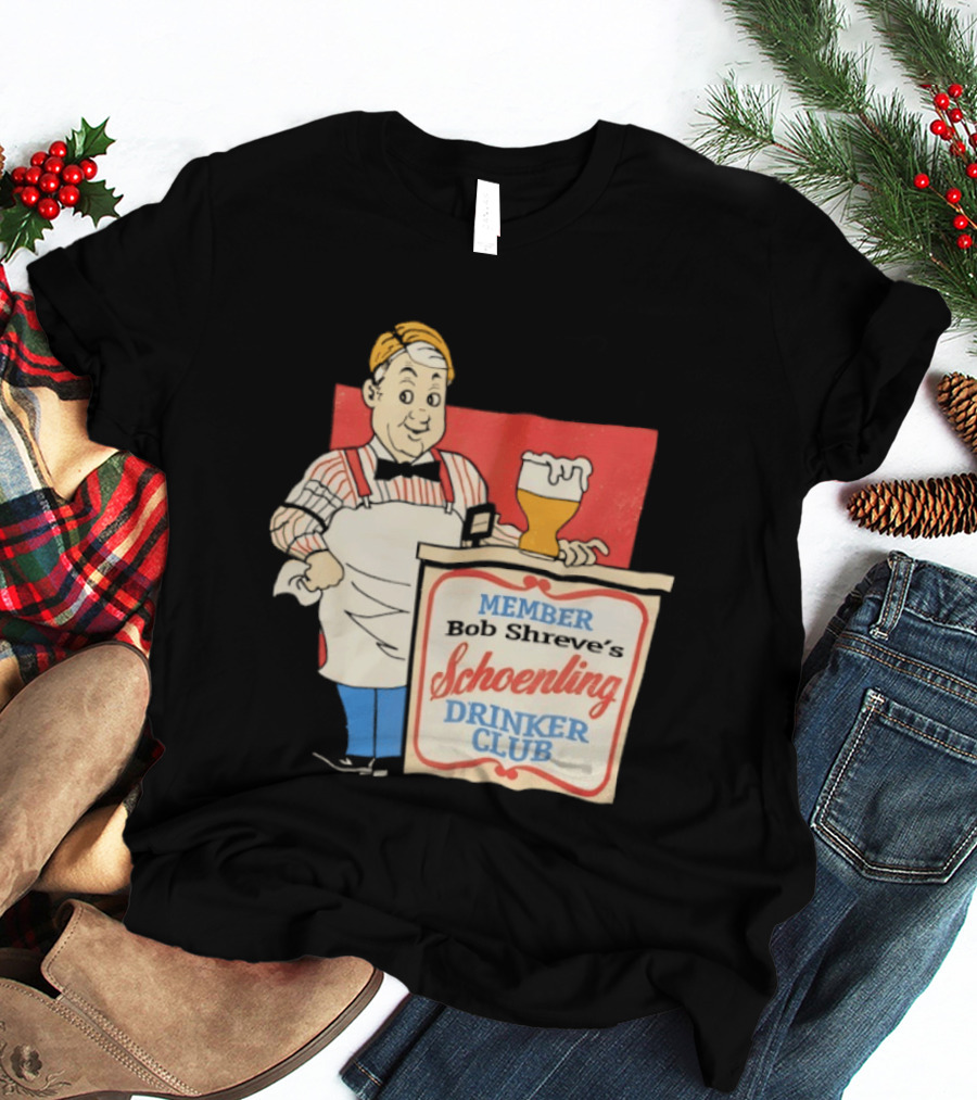 MEMBER Bob Shreve's Schoenling Drinker Club Beer T-Shirt