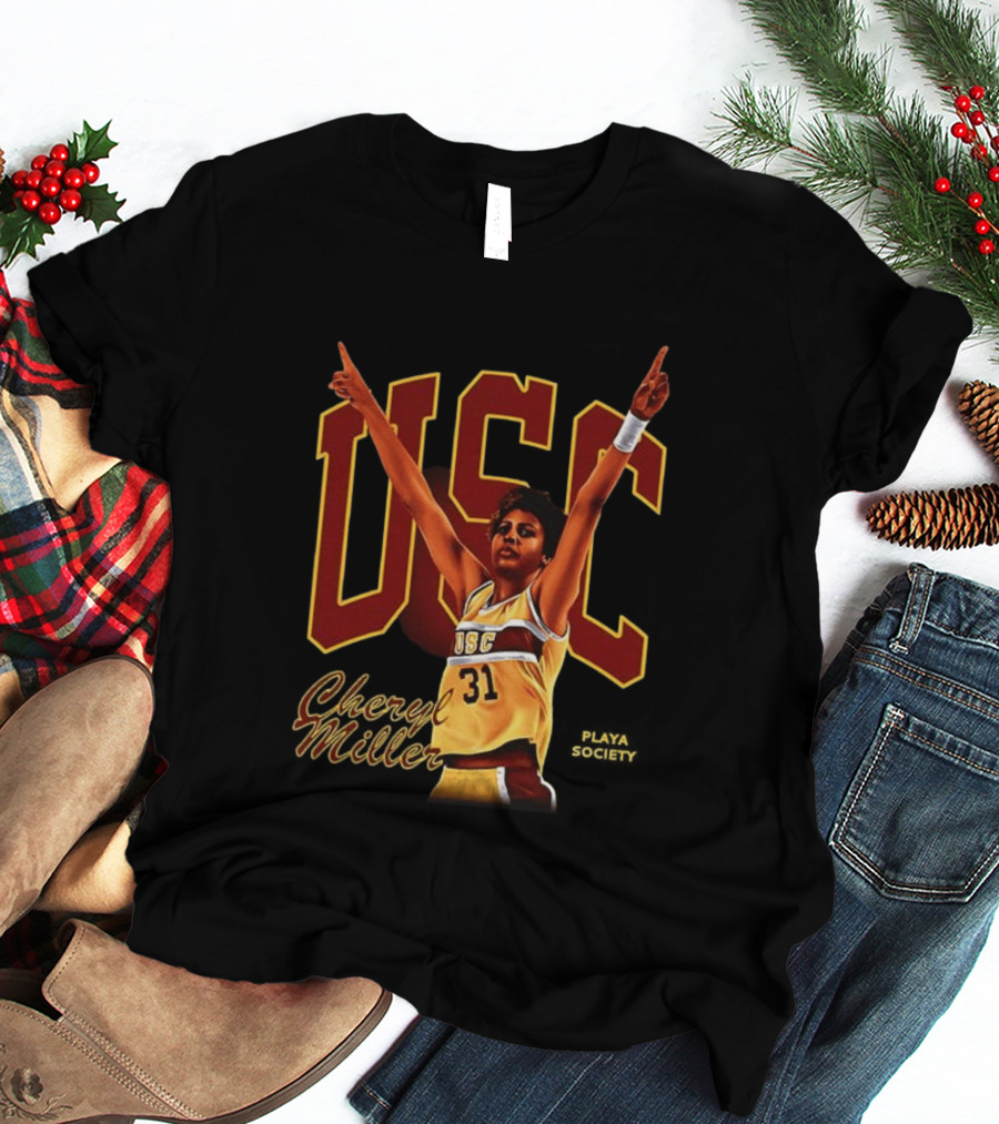 USC Cheryl Miller 31 Basketball Legend T-Shirt