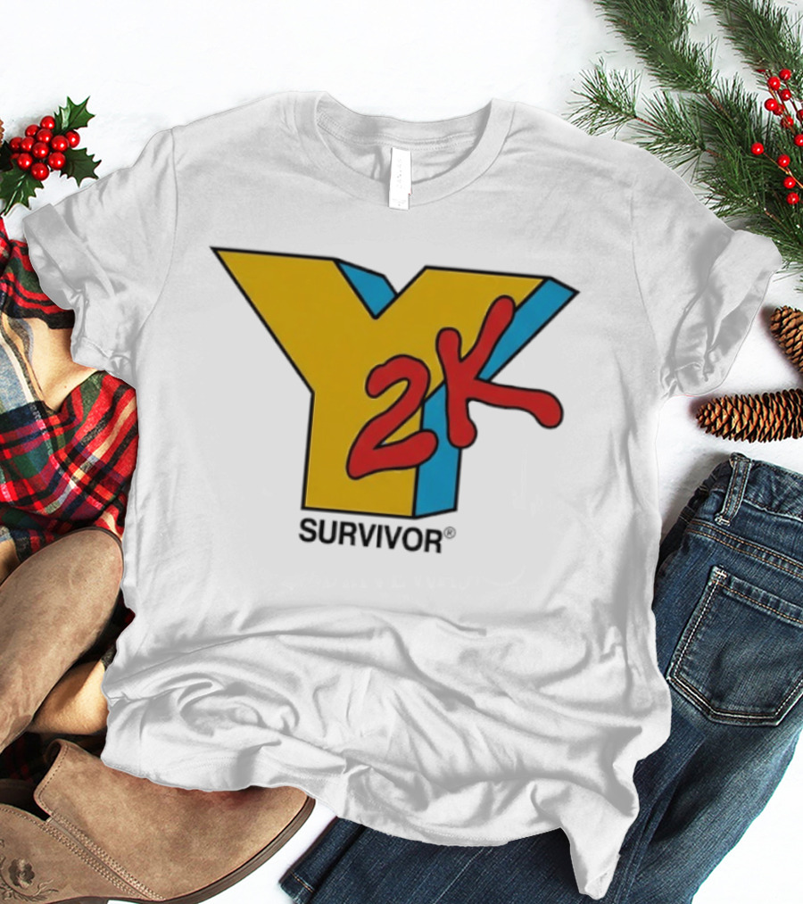 Y2K Survivor Retro 2000s Nostalgia Fashion Trend T-Shirt