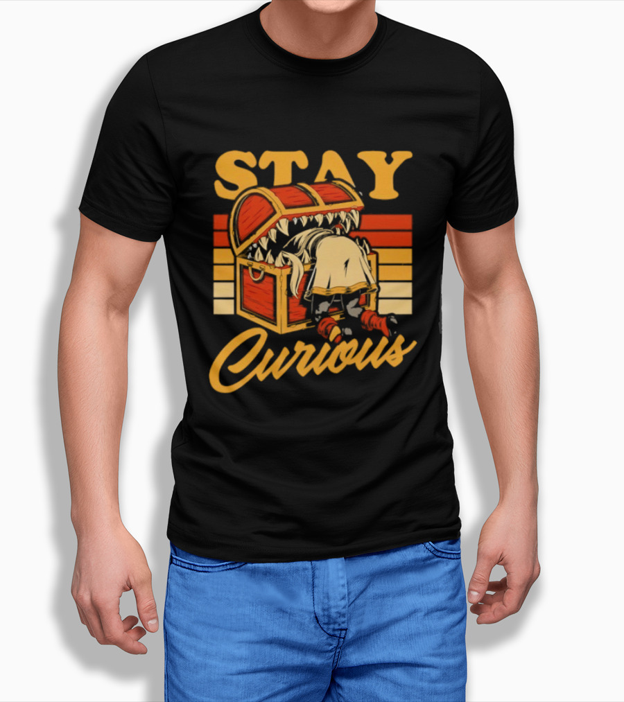 Stay Curious Elf Anime Treasure T-Shirt