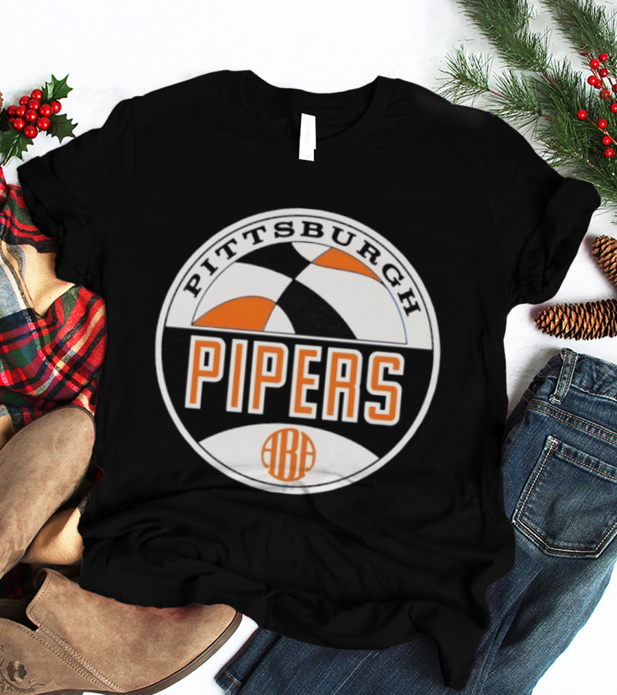 Pittsburgh Pipers ABA Vintage Basketball Team T-Shirt