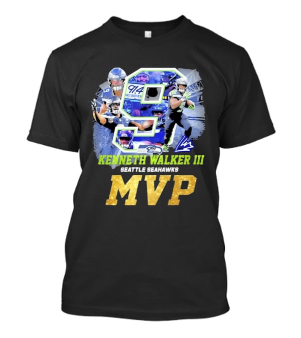 Kenneth Walker III Seattle Seahawks MVP 9 T-Shirt