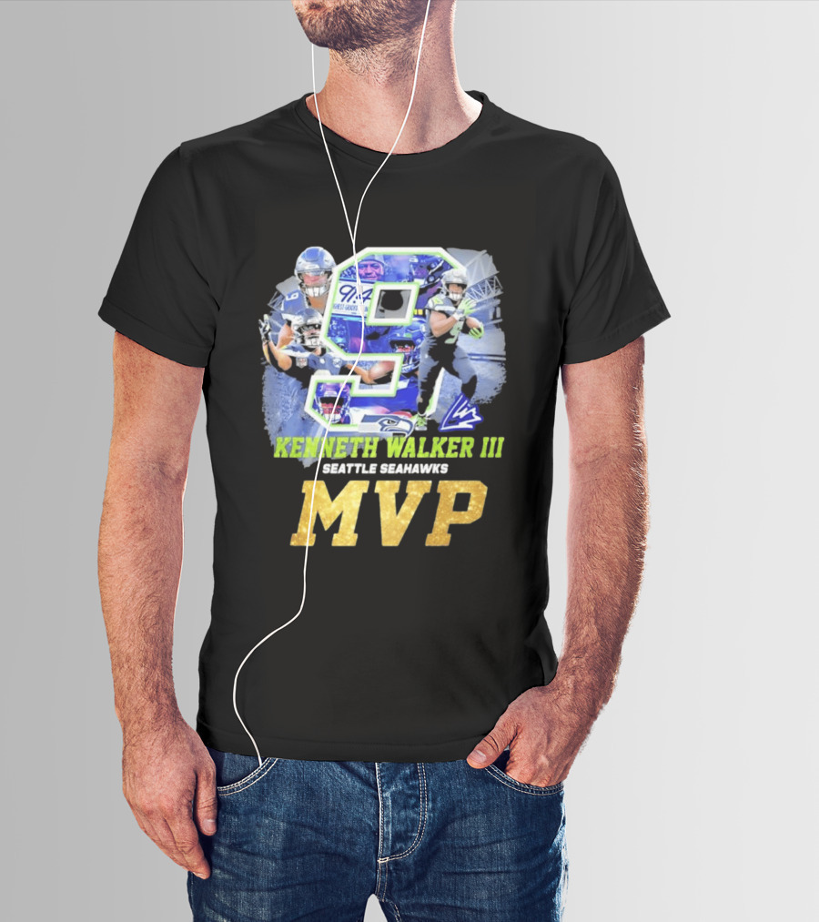 Kenneth Walker III Seattle Seahawks MVP 9 T-Shirt