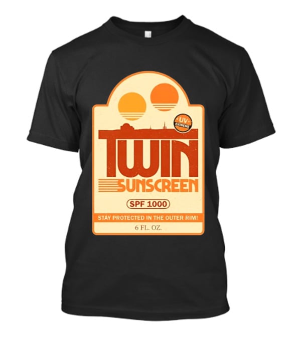 Twin Sunscreen SPF 1000 UV Extreme Stay Protected In The Outer Rim 6 Fl. Oz T-Shirt