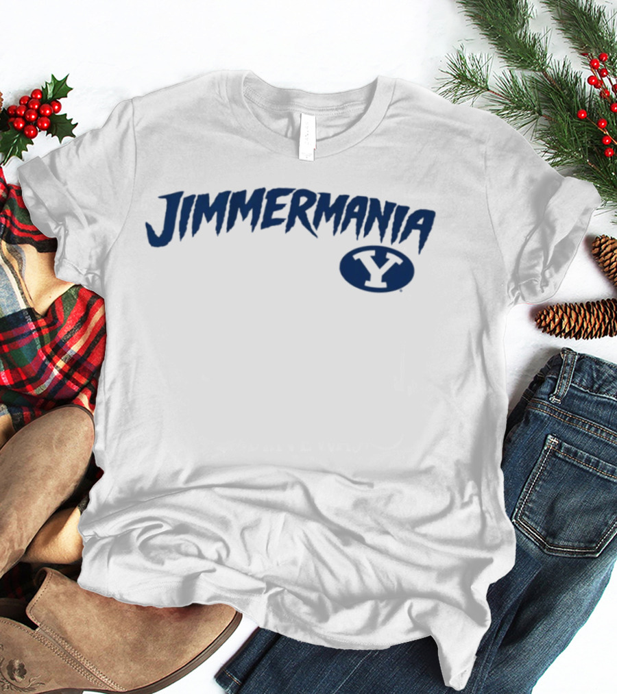 BYU Basketball Jimmermania 32 Jimmer Fredette Y T-Shirt