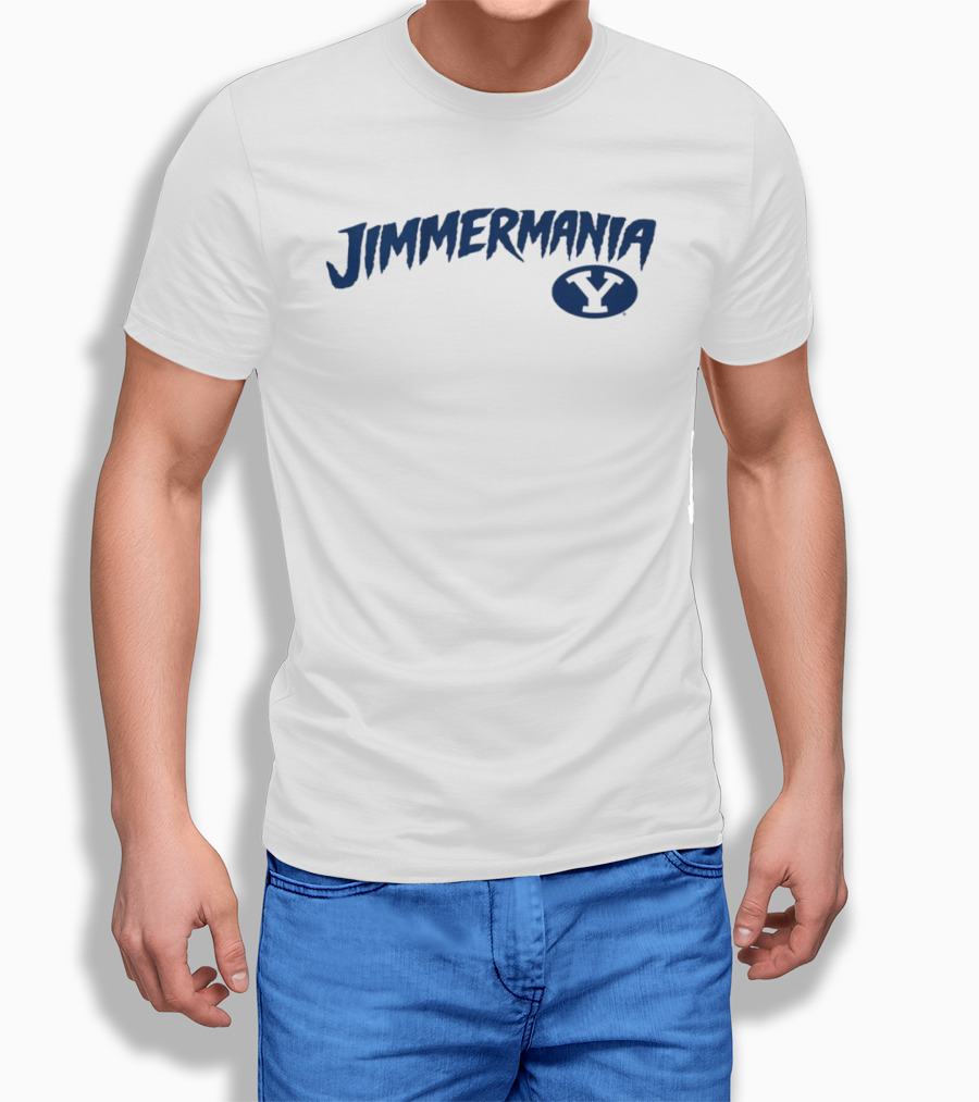 BYU Basketball Jimmermania 32 Jimmer Fredette Y T-Shirt