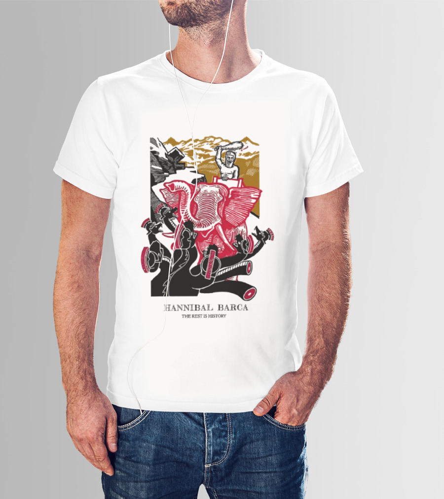 Hannibal Barca The Rest Is History Elephants And Soldiers Historical T-Shirt