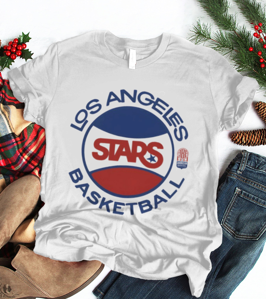 Los Angeles Stars Basketball ABA Retro Style Sports Team T-Shirt
