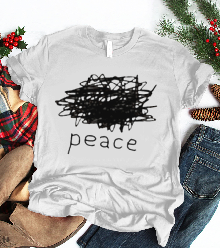 Peace Graffiti Scribble T-Shirt