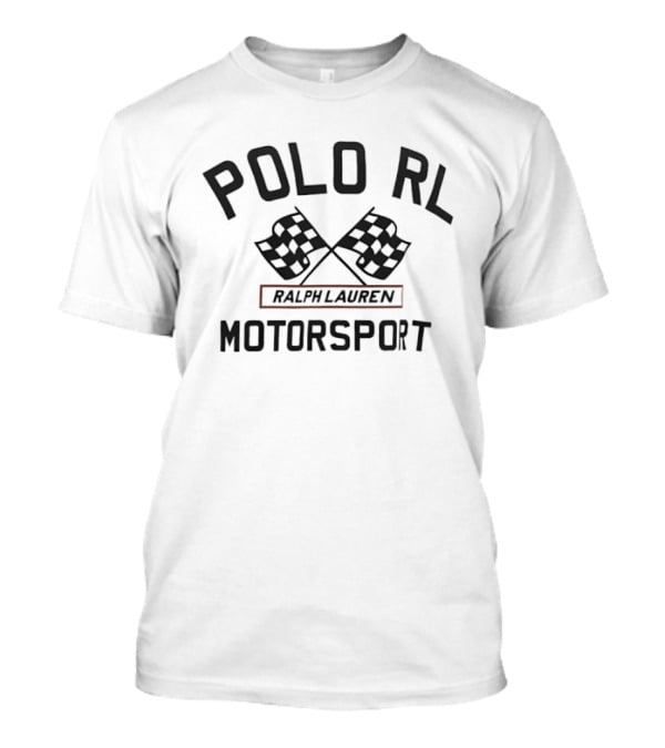 POLO RL Ralph Lauren Motorsport Racing Flags T-Shirt