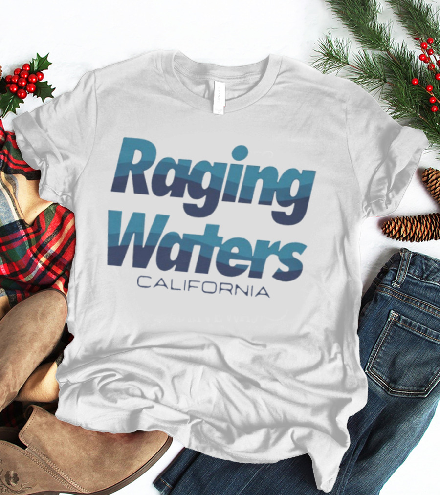 Raging Waters California Waterpark Adventure Blue T-Shirt