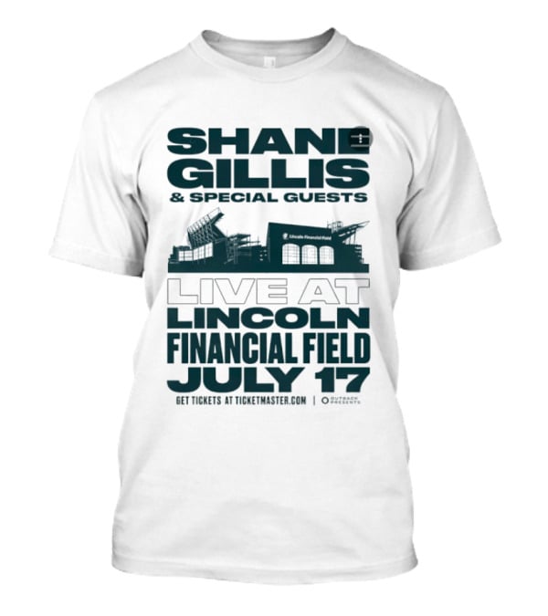 Shane Gillis And Special Guests Live At Lincoln Financial Field July 17 Event Promotion T-Shirt