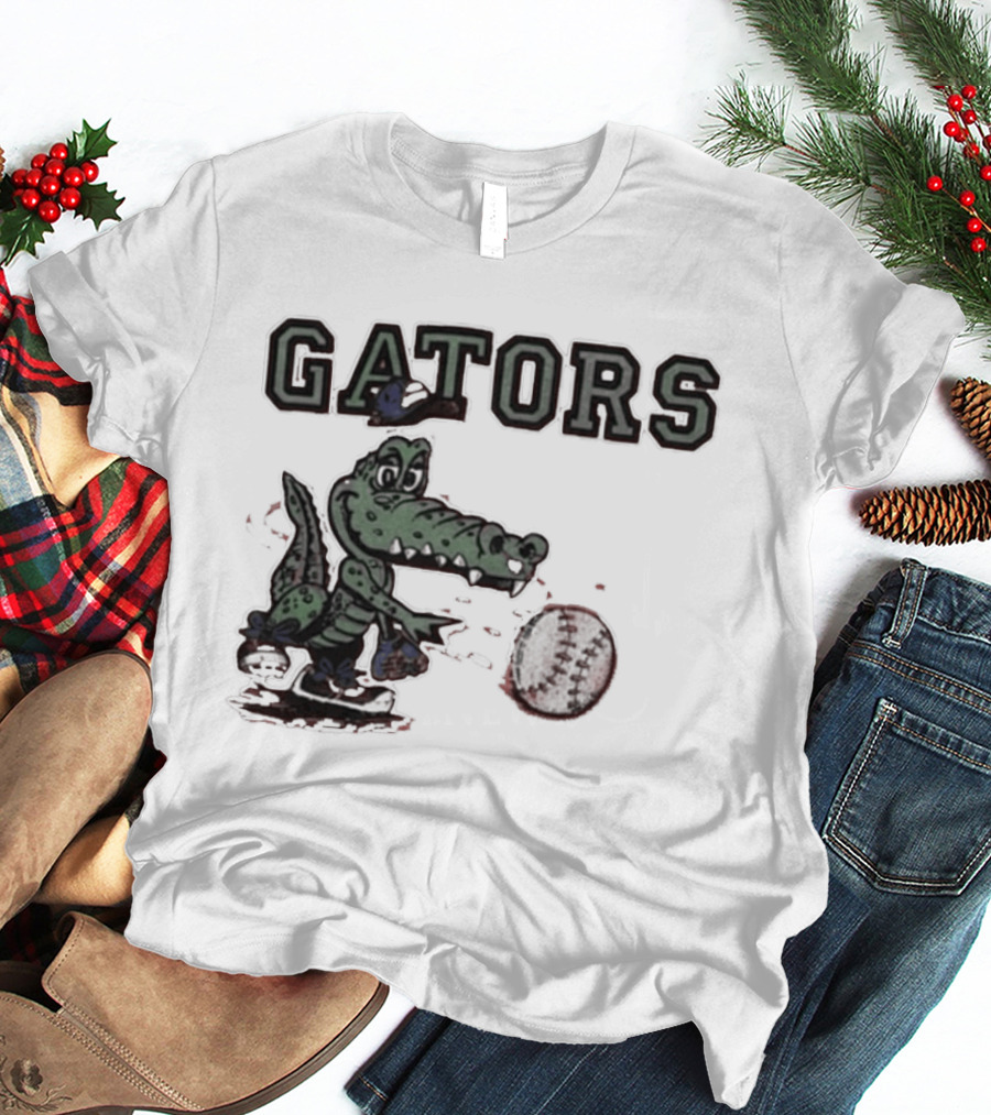 Florida Gators Basketball Mascot Image T-Shirt