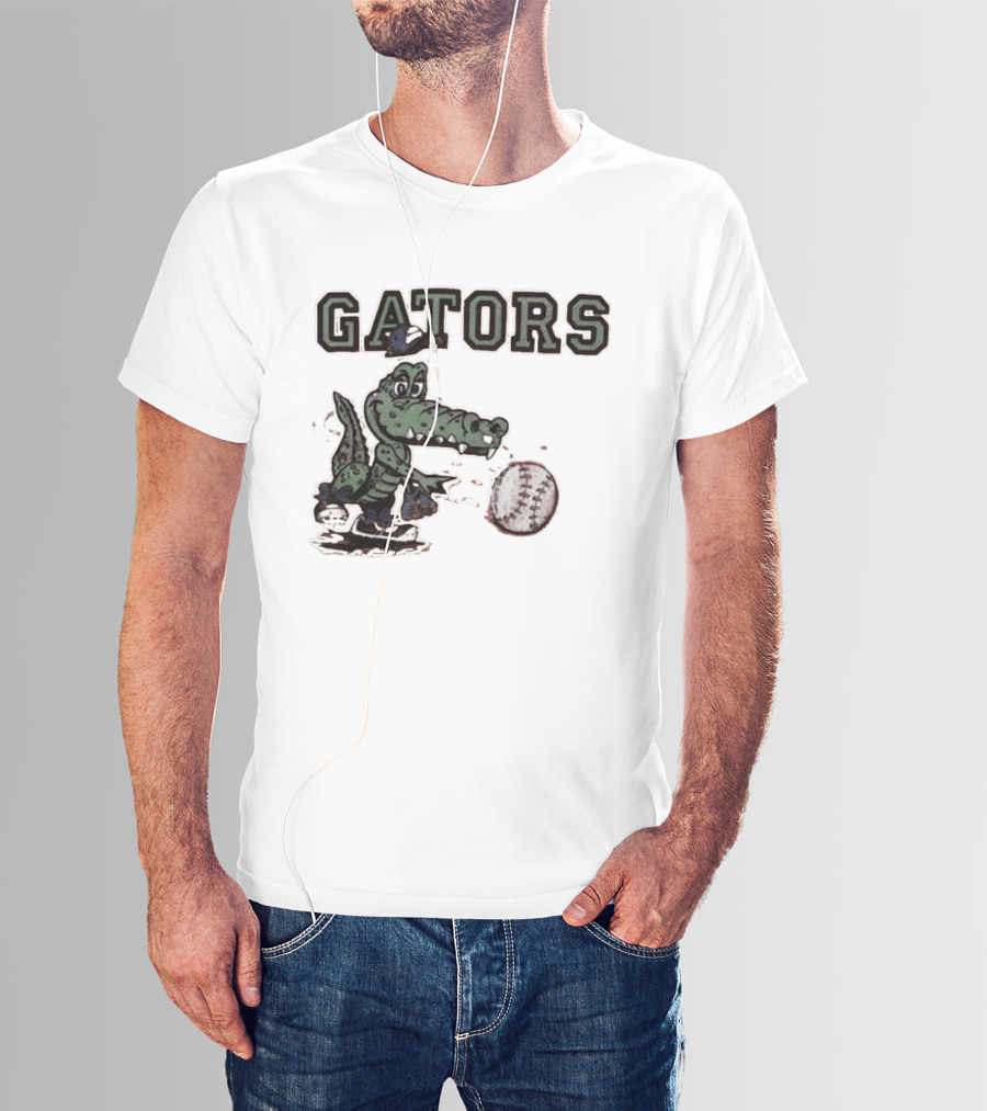 Florida Gators Basketball Mascot Image T-Shirt