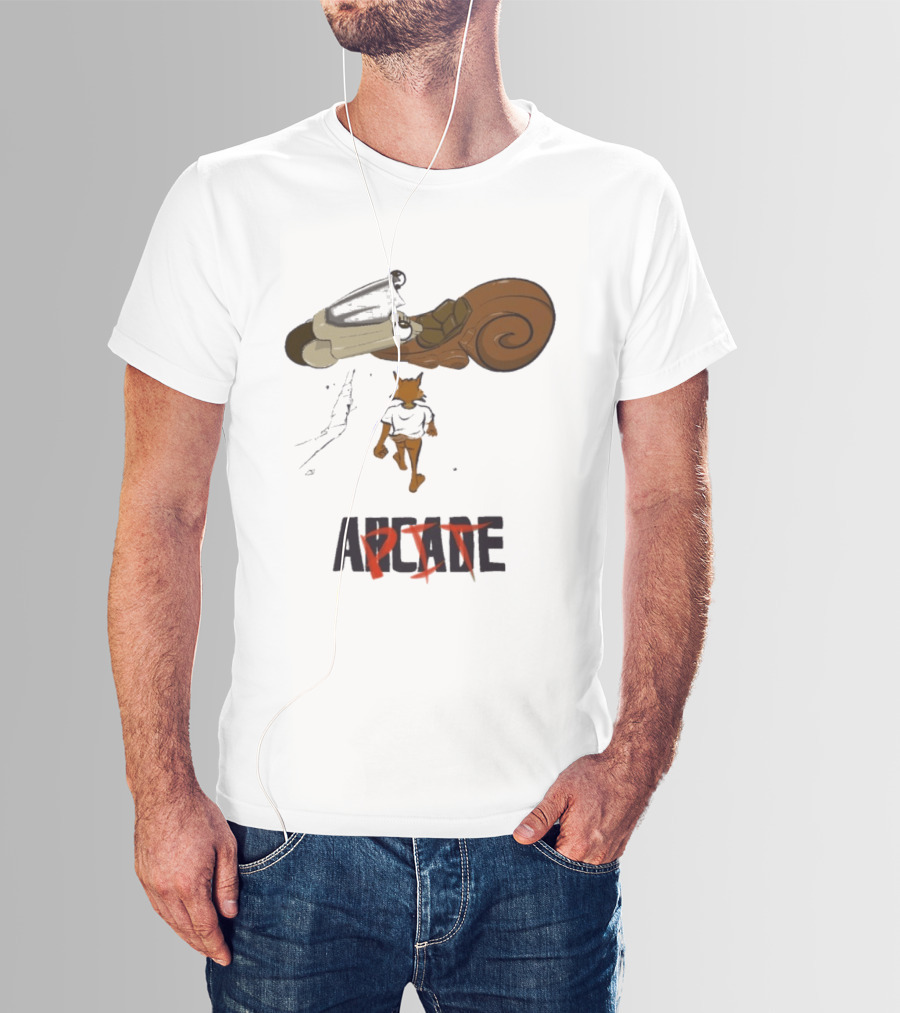 Smight Akira Arcade Pit Retro Futuristic Motorcycle Adventure T-Shirt