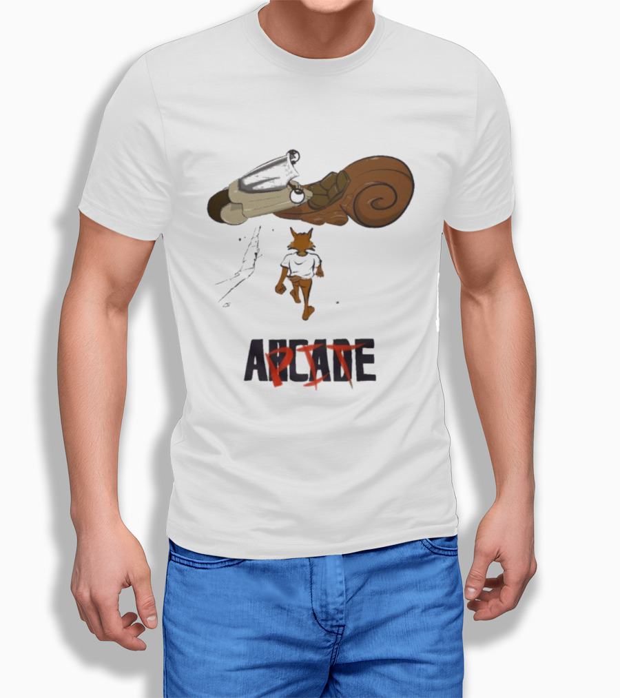 Smight Akira Arcade Pit Retro Futuristic Motorcycle Adventure T-Shirt