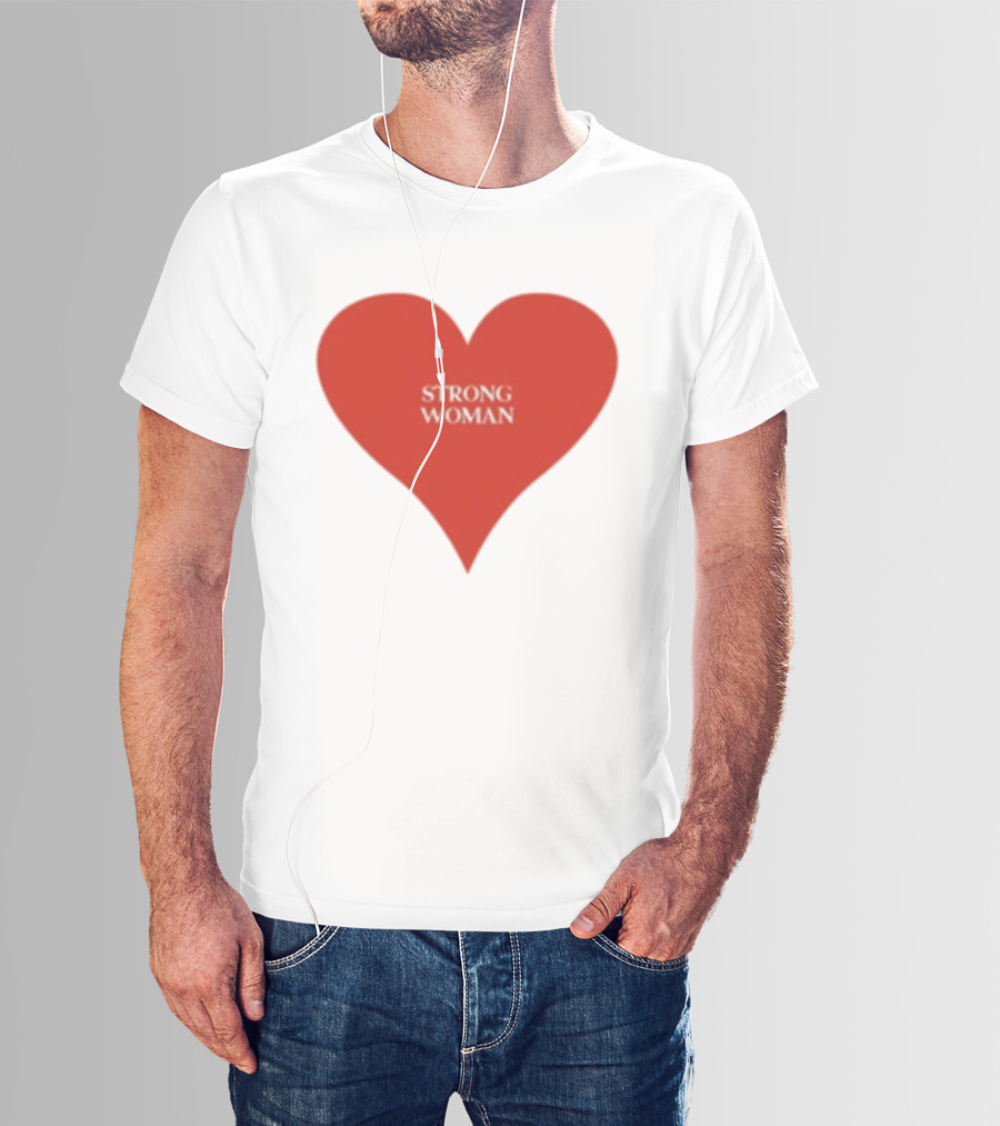 Strong Woman Heart Gemma Johnson Neighborhood Empowerment T-Shirt