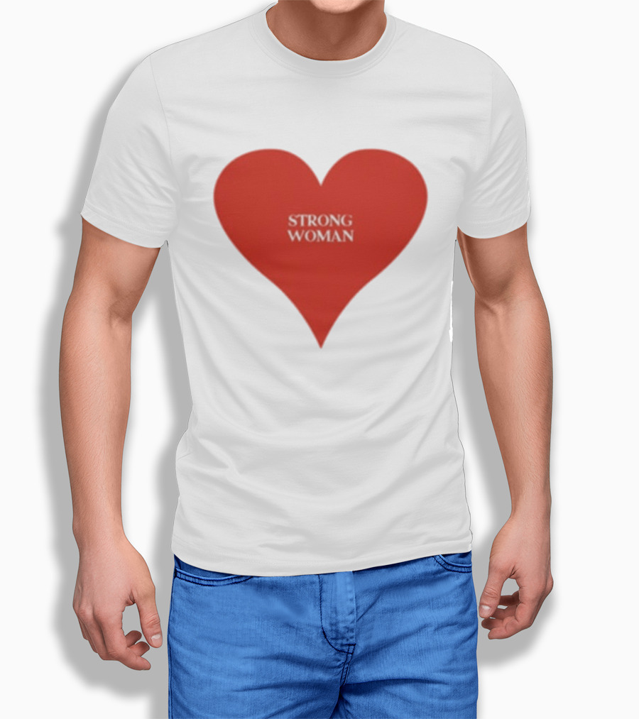 Strong Woman Heart Gemma Johnson Neighborhood Empowerment T-Shirt