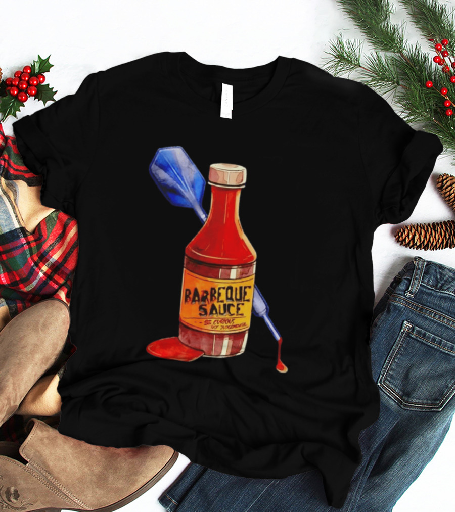 Barbecue Sauce Be Curious Not Judgmental Darts Bottle T-Shirt