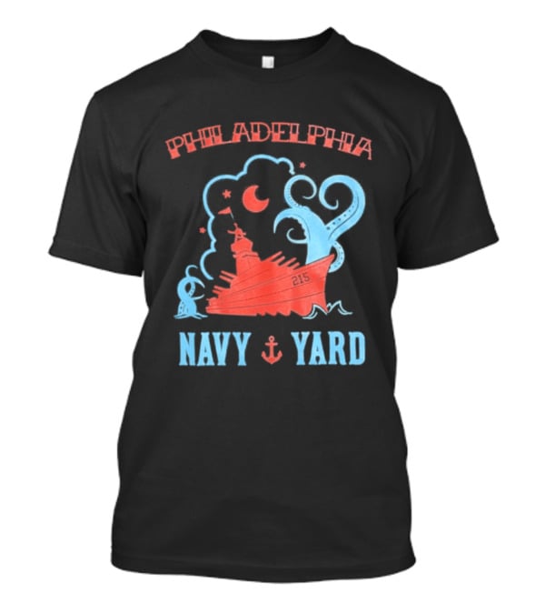 Philadelphia Phillies Navy Yard Anchor Ship T-Shirt